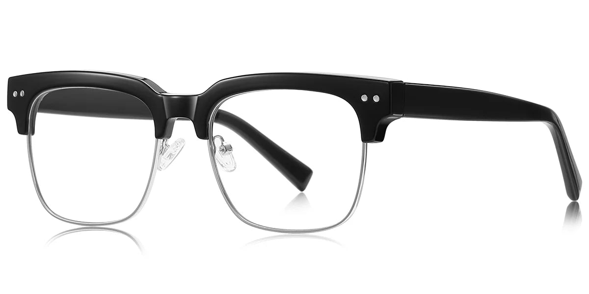 Square Browline Blue Light Blocking Glasses BF6855 - Vynix