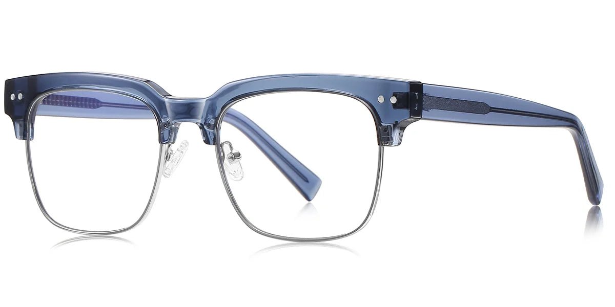 Square Browline Blue Light Blocking Glasses BF6855 - Vynix
