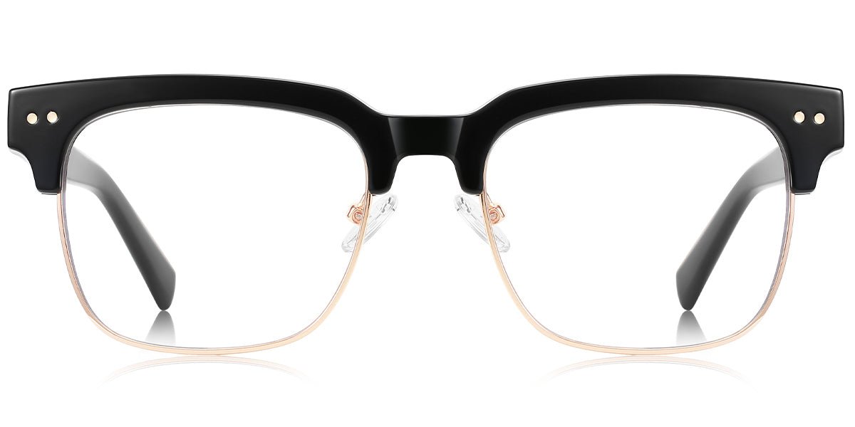 Square Browline Blue Light Blocking Glasses BF6855 - Vynix