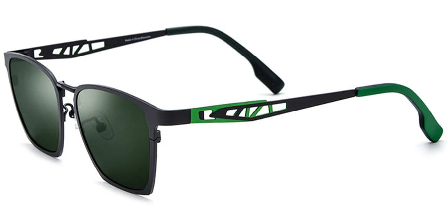 Vynix titanium rectangle sunglasses